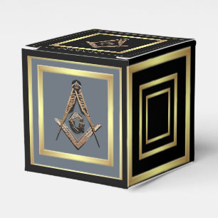 Masonic Minds (Golden) Favor Box