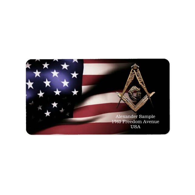 Masonic Minds (Golden) Label (Front)