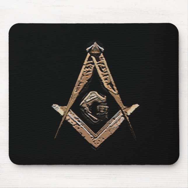 Masonic Minds (Golden) Mouse Pad (Front)
