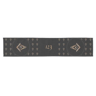 Masonic Minds (Golden) Short Table Runner