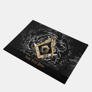 Masonic Minds (YellowishSwish) Doormat