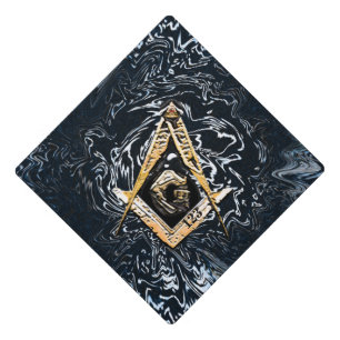 Masonic Minds (YellowSwish) Graduation Cap Topper