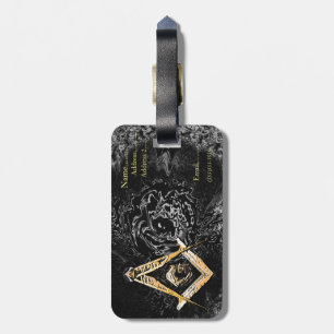 Masonic Minds (YellowSwish) Luggage Tag