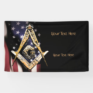 Masonic Minds (YellowSwish)USA Banner