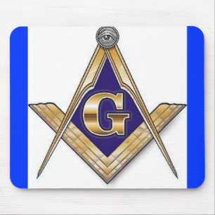 Masonic mouse pad