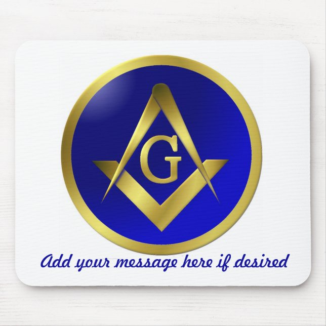 Masonic Mousemat Mouse Pad (Front)