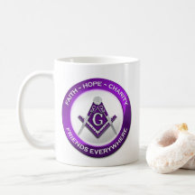 Masonic Mug Purple