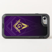 Masonic OtterBox Defender iPhone 8/7 Case (Back Horizontal)