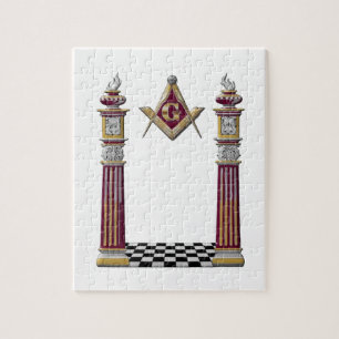 Masonic Pillars Jigsaw Puzzle