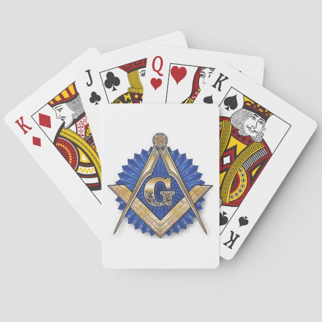 Masonic Playing Cards (Back)