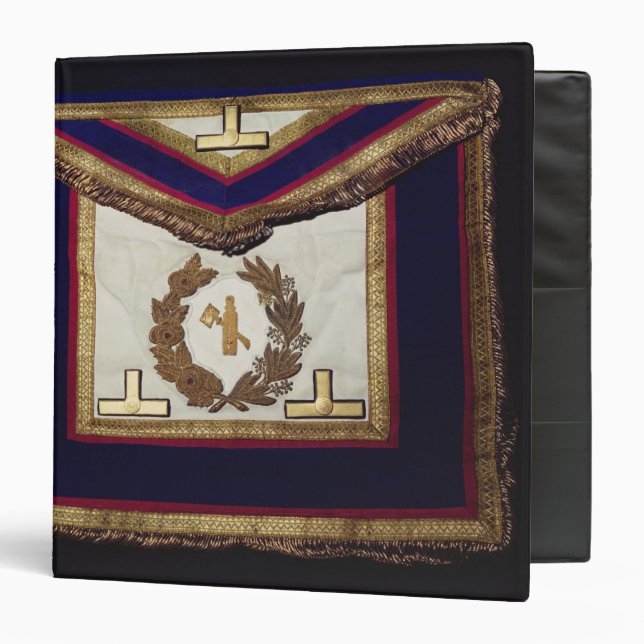 Masonic Regalia, from the Order of Turin Binder (Front/Inside)