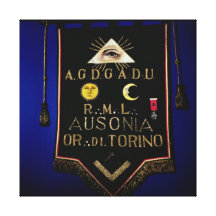Masonic Regalia, from the Order of Turin Canvas Prints