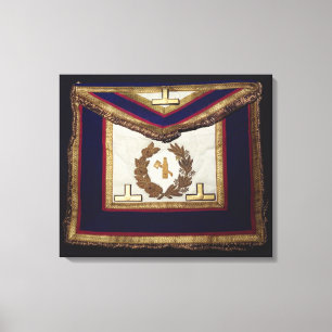 Masonic Regalia, from the Order of Turin Canvas Print