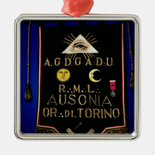 Masonic Regalia, from the Order of Turin Metal Ornament