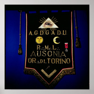 Masonic Regalia, from the Order of Turin Poster