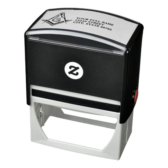 Masonic Return Address Rubber Stamps | Freemason (Product)