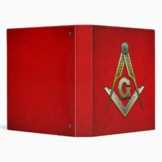 Masonic Square and Compasses Binder