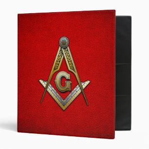 Masonic Square and Compasses Binder