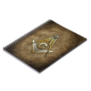 Masonic Square and Compasses Notebook