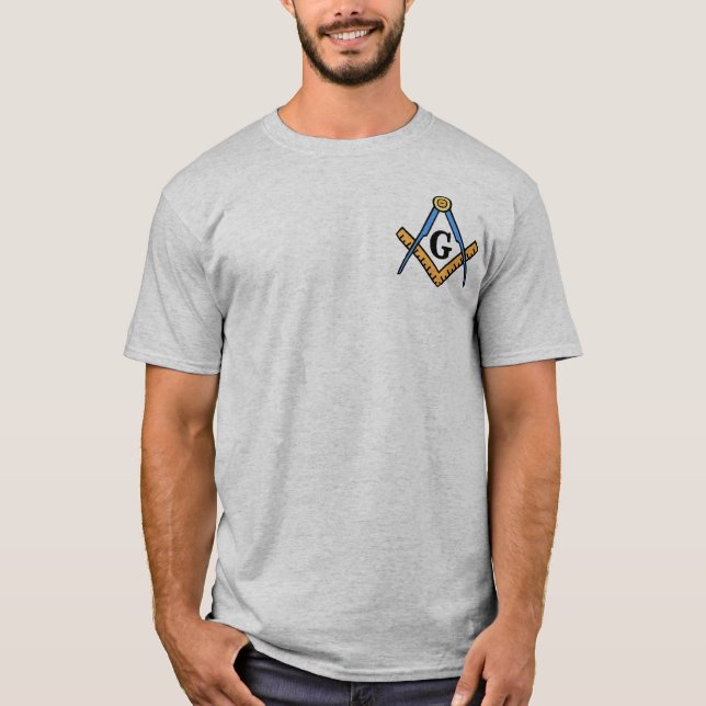 Masonic Square & Compasses T-Shirt (Front)