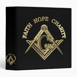 Masonic symbol binder