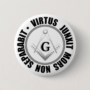 Masonic symbol button