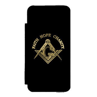 Masonic symbol incipio watson™ iPhone 5 wallet case