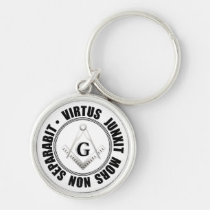 Masonic symbol keychain
