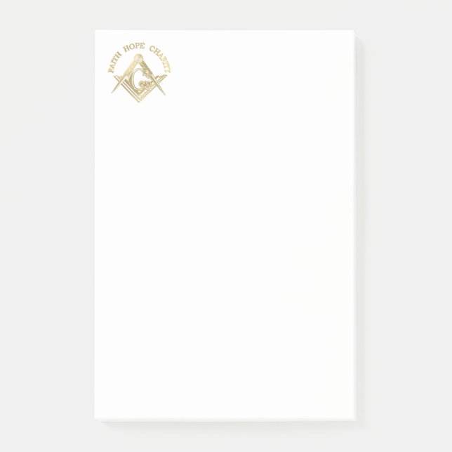 Masonic symbol post-it notes (Front)