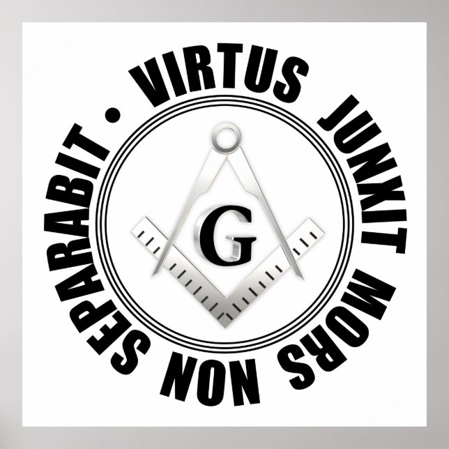 Masonic symbol poster (Front)