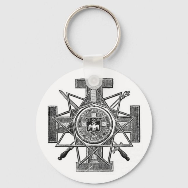 masonic symbols keychain (Front)