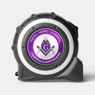 Masonic Tape Measure Purple 1