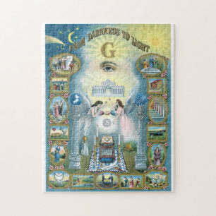 Masonic Tracing Jigsaw Puzzle