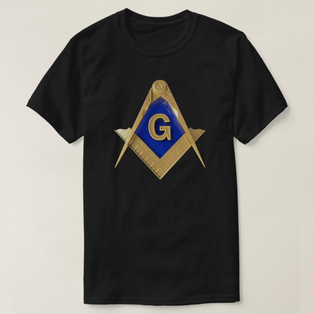 Masonic Tshirt Freemason Square and Compass Shirt (Design Front)
