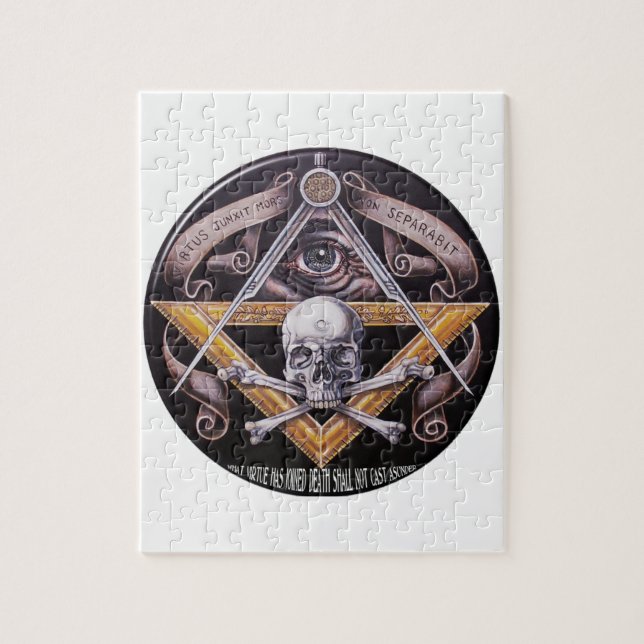 Masonic Virtue Jigsaw Puzzle (Vertical)