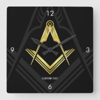 Masonic Wall Clocks | Unique Freemason Gifts