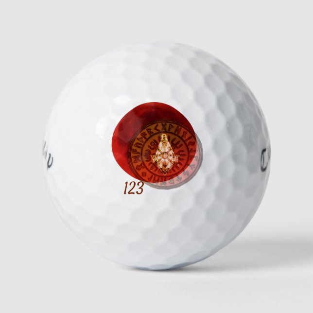 Masonic Warrior Golf Balls (Front)