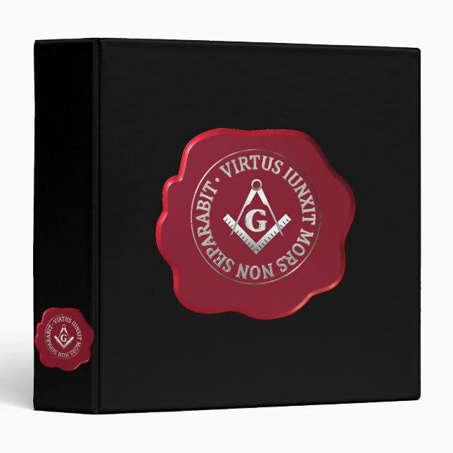 Masonic wax seal binder (Front/Spine)