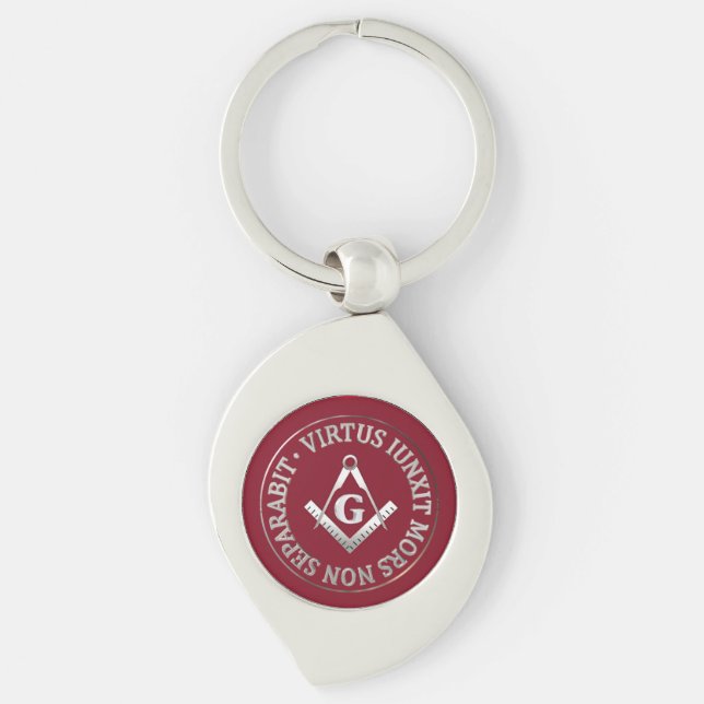 Masonic wax seal keychain (Front)