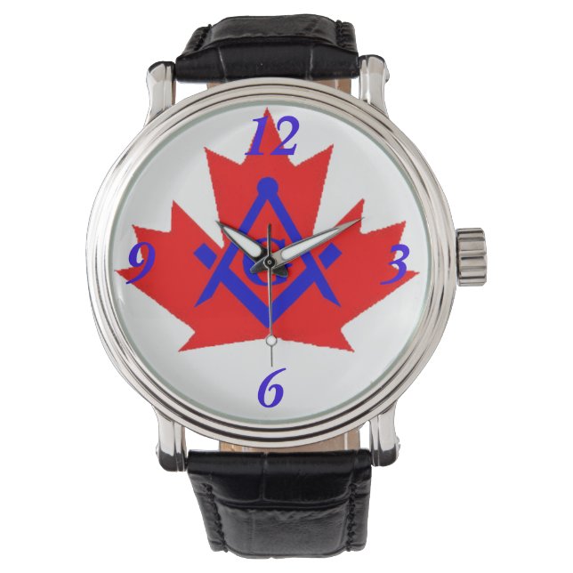 Masonic's Canada Customized Emblem Watch (Front)