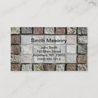 Masonry Business Card