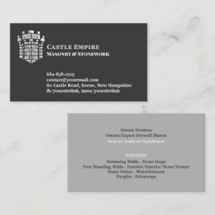 Masonry Chimney Business Card