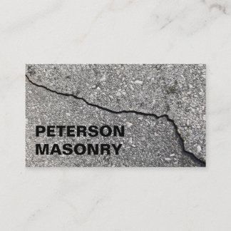 Masonry Construction - Masonry Business Card