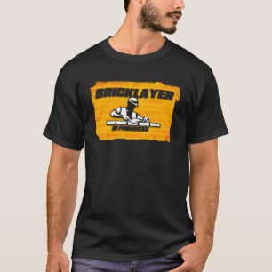 Masonry construction worker bricklayer work constr T-Shirt