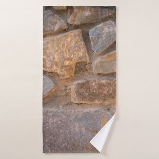 Masonry natural stoneabstract, ancient, antiquity, bath towel