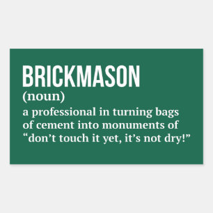 Masonry Professional Definition Sticker
