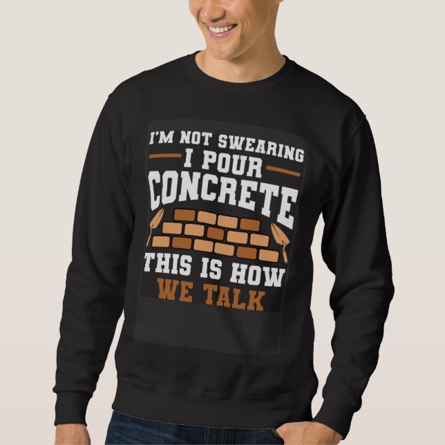 Masonry Stone Mason Bricks Bricklaying Bricklayer Sweatshirt (Front)