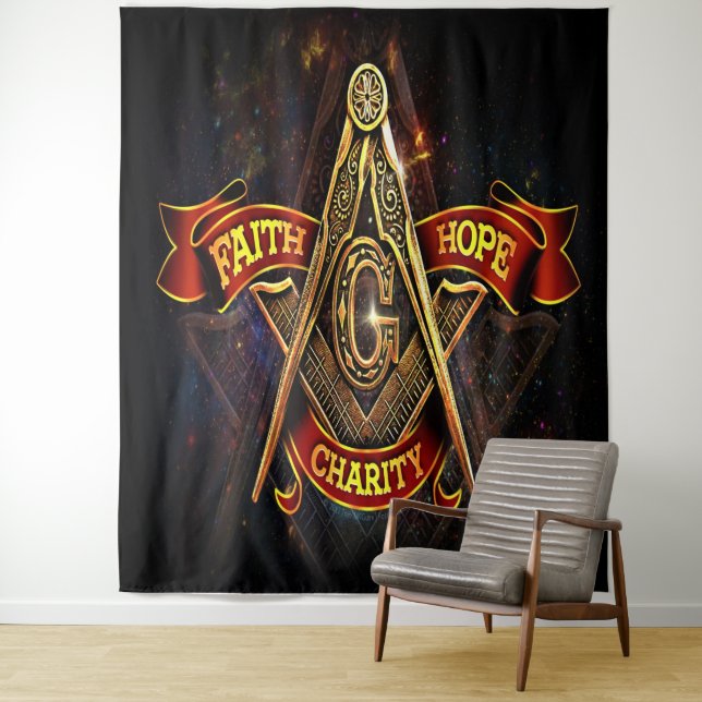 Masons Backdrop Tapestry (In Situ)