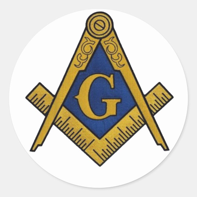 MASONS CLASSIC ROUND STICKERS (Front)