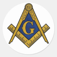 MASONS CLASSIC ROUND STICKERS